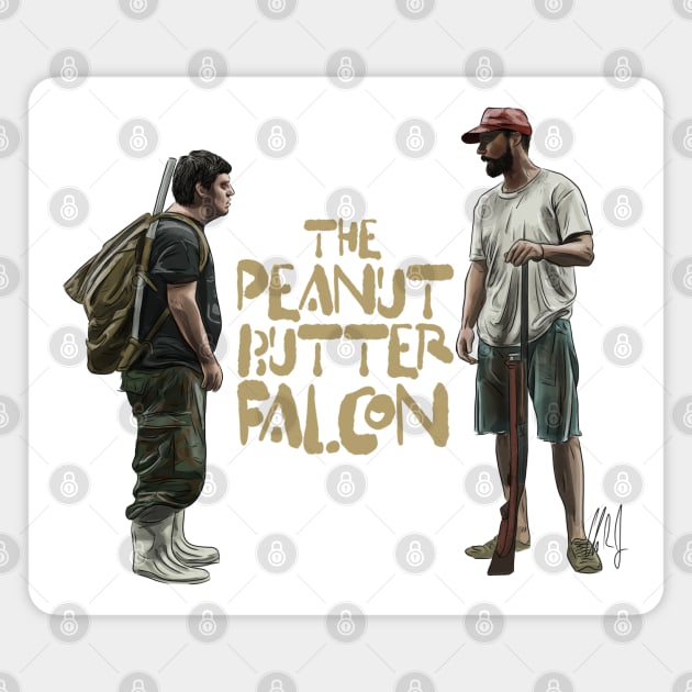 Peanut Butter Falcon: Cornfield Magnet by 51Deesigns